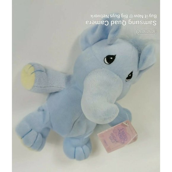 1997 Enesco Precious Moments 8" Tender Tails "Blue Elephant" Soft Plushie Luvey - Picture 6 of 12